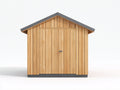 Gartenhäuser aus Holz 240x180x220 cm - Natur-Anthrazit - Gerätehaus mit Doppeltür für Garten